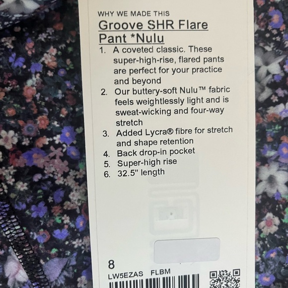 NWT Lululemon Groove SHR Flare - Picture 6 of 8
